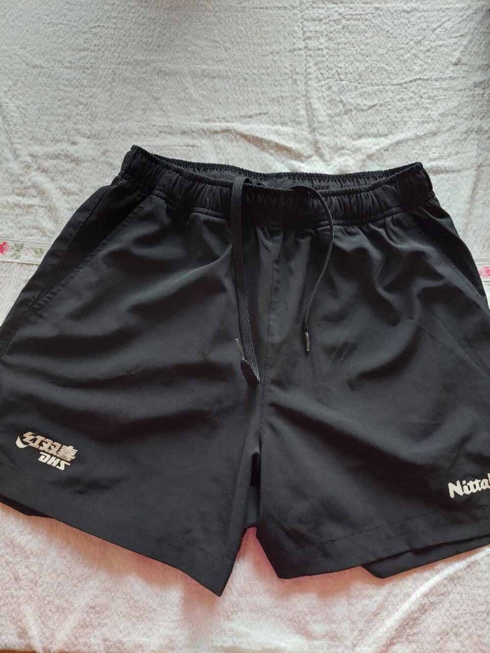 DHS Table Tennis Men's S shorts Elastic drawstring waist Nittaku logo detailing